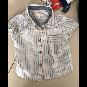 Cat and jack button up. 12 months